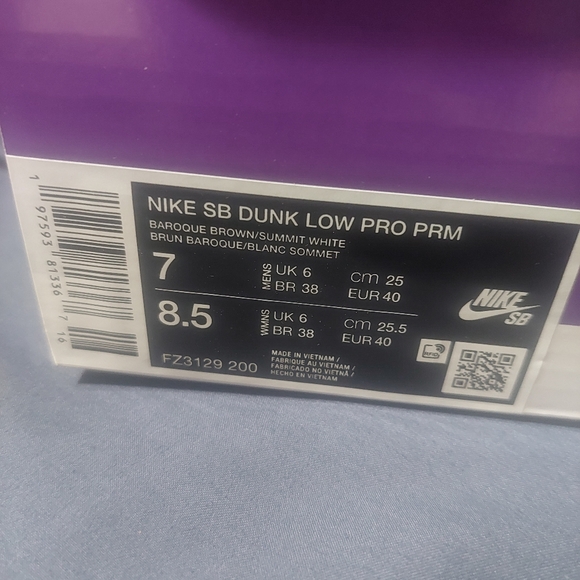 Nike SB Dunk Lo Pro "BIG $ Savings" US Men's 7 - Picture 7 of 7